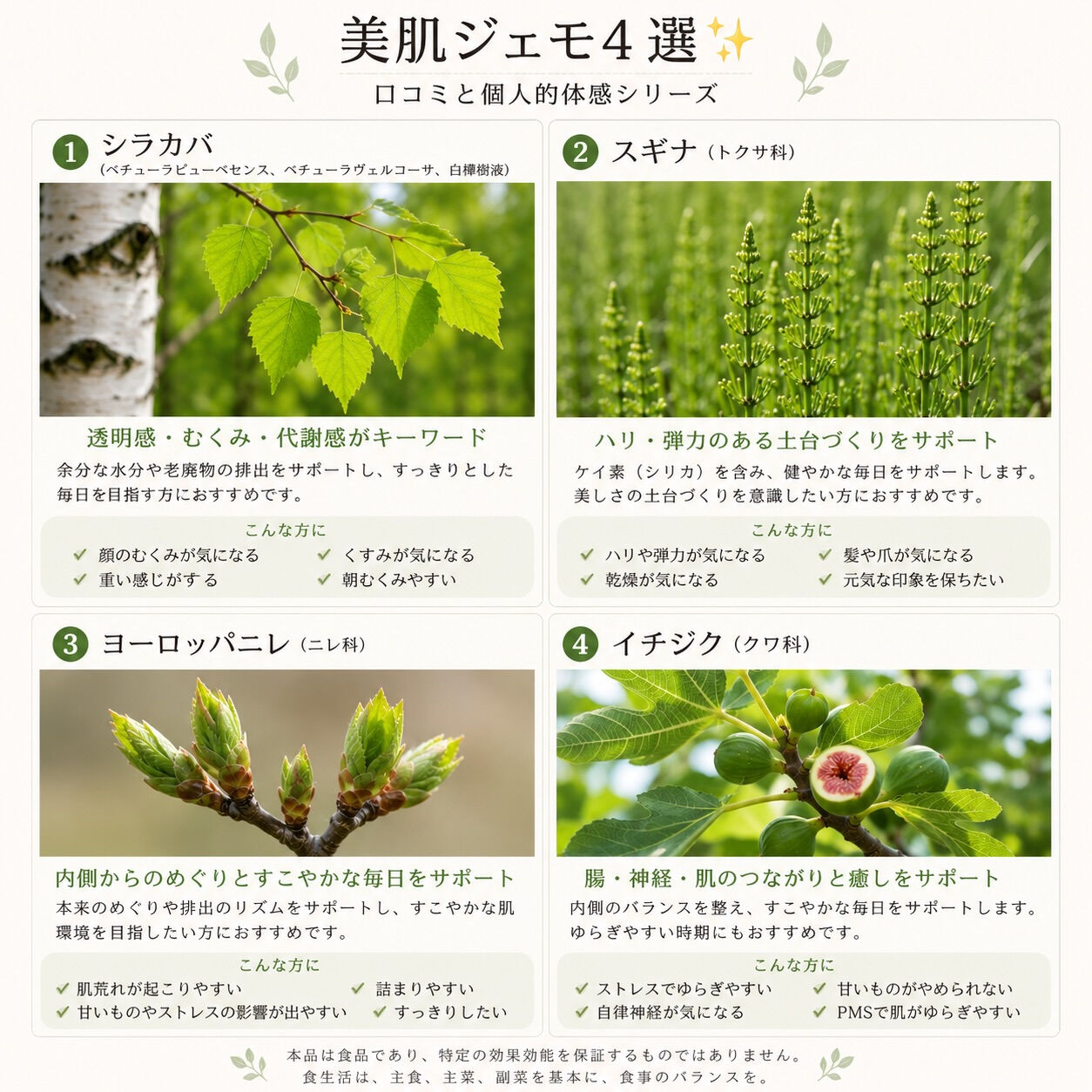 美肌ジェモ4選✨